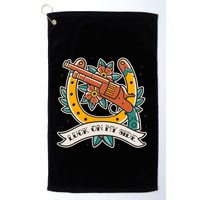 Luck On My Side Gun Golf Towel