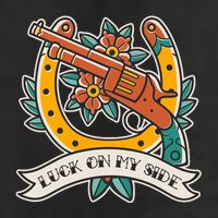 Luck On My Side Gun Golf Towel