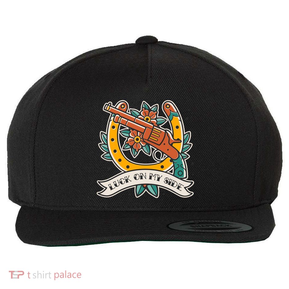 Luck On My Side Gun Wool Snapback Cap