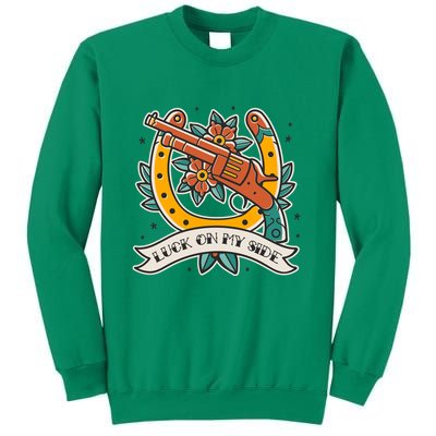 Luck On My Side Gun Sweatshirt