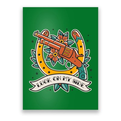 Luck On My Side Gun Poster