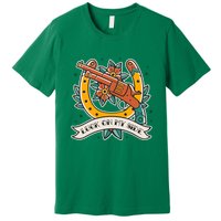 Luck On My Side Gun Premium T-Shirt