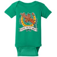 Luck On My Side Gun Baby Bodysuit