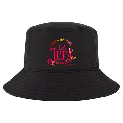 Latin Or Mexican Mothers Day Design Or Boss Mom Wife La Jefa Great Gift Cool Comfort Performance Bucket Hat