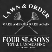 Lawn & Order Make America Rake Again Four Seasons Total Landscaping 11oz C Handle Ceramic Mug