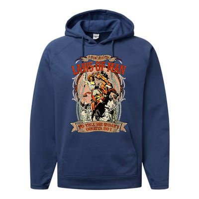 Laws Of Man To Tell Me What I Oughta Do Performance Fleece Hoodie