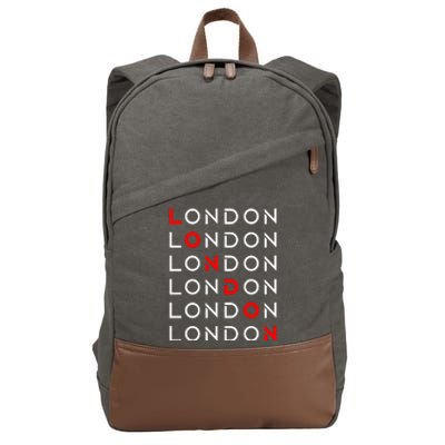 London Cotton Canvas Backpack