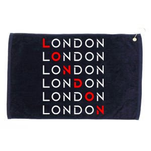 London Grommeted Golf Towel