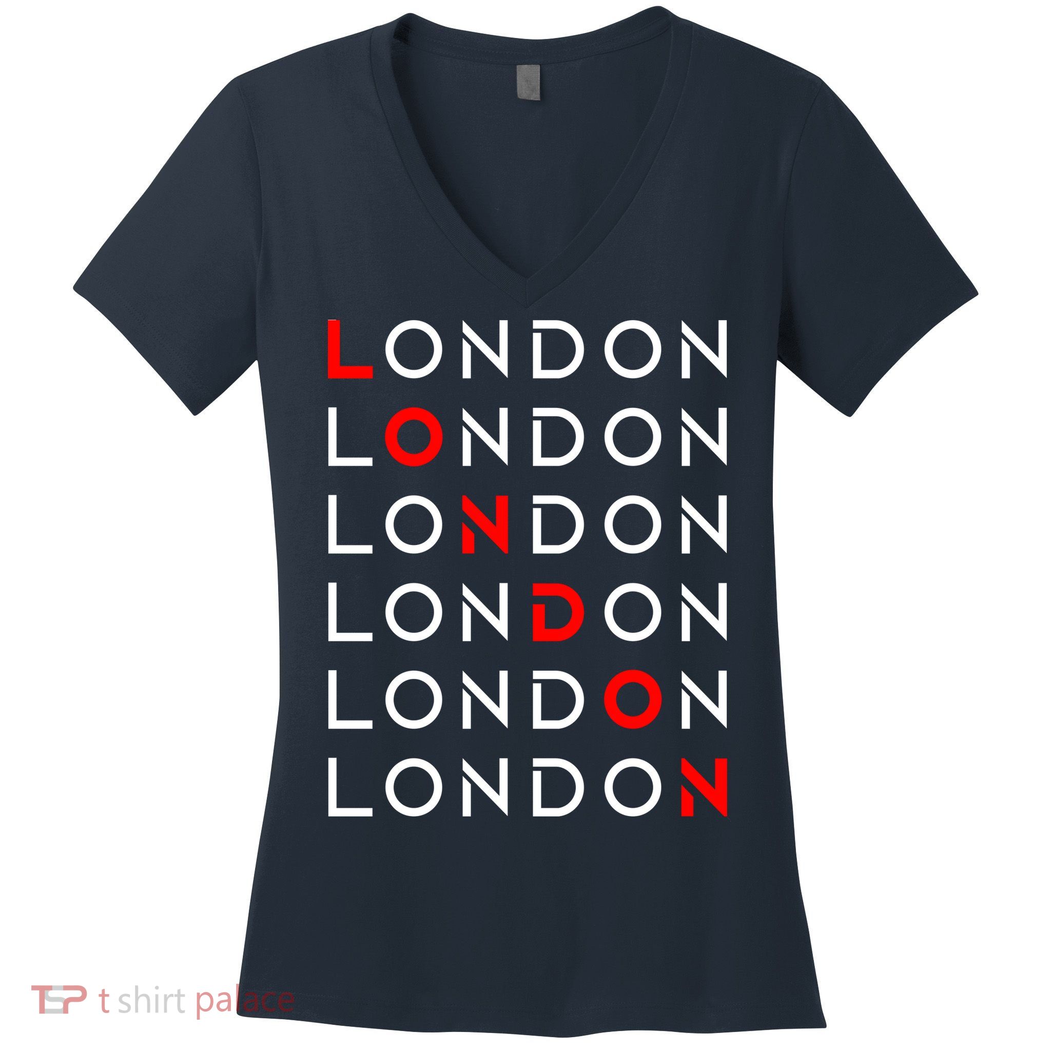 London Women's V-Neck T-Shirt