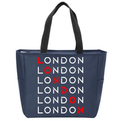 London Zip Tote Bag