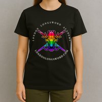 London Longsword Academy Rainbow Boar Skull T-Shirt
