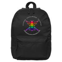 London Longsword Academy Rainbow Boar Skull 16 in Basic Backpack