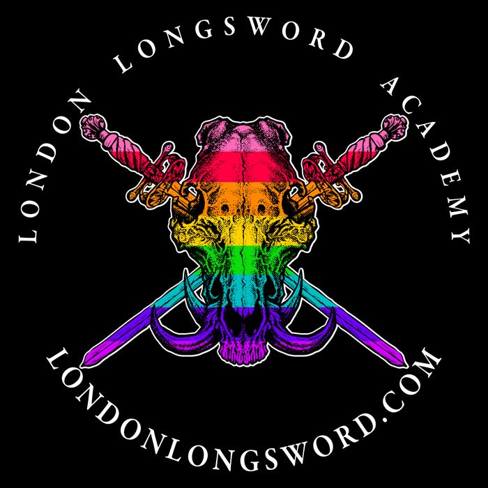 London Longsword Academy Rainbow Boar Skull Baby Bodysuit