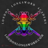 London Longsword Academy Rainbow Boar Skull Trucker Hat