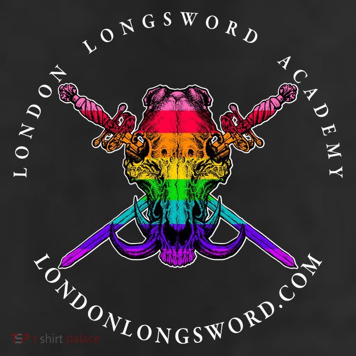 London Longsword Academy Rainbow Boar Skull Trucker Hat