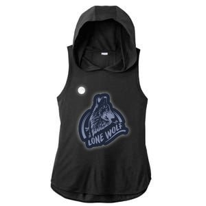 Lone Wolf Ladies PosiCharge Tri-Blend Wicking Draft Hoodie Tank