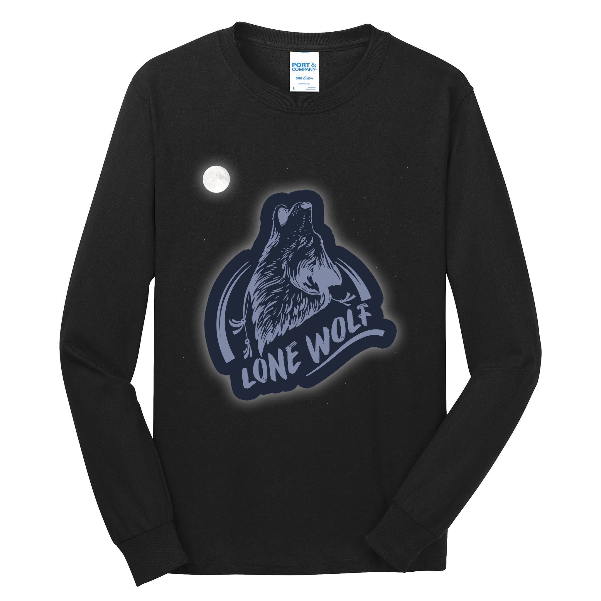 Lone Wolf Tall Long Sleeve T-Shirt