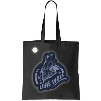 Lone Wolf Tote Bag