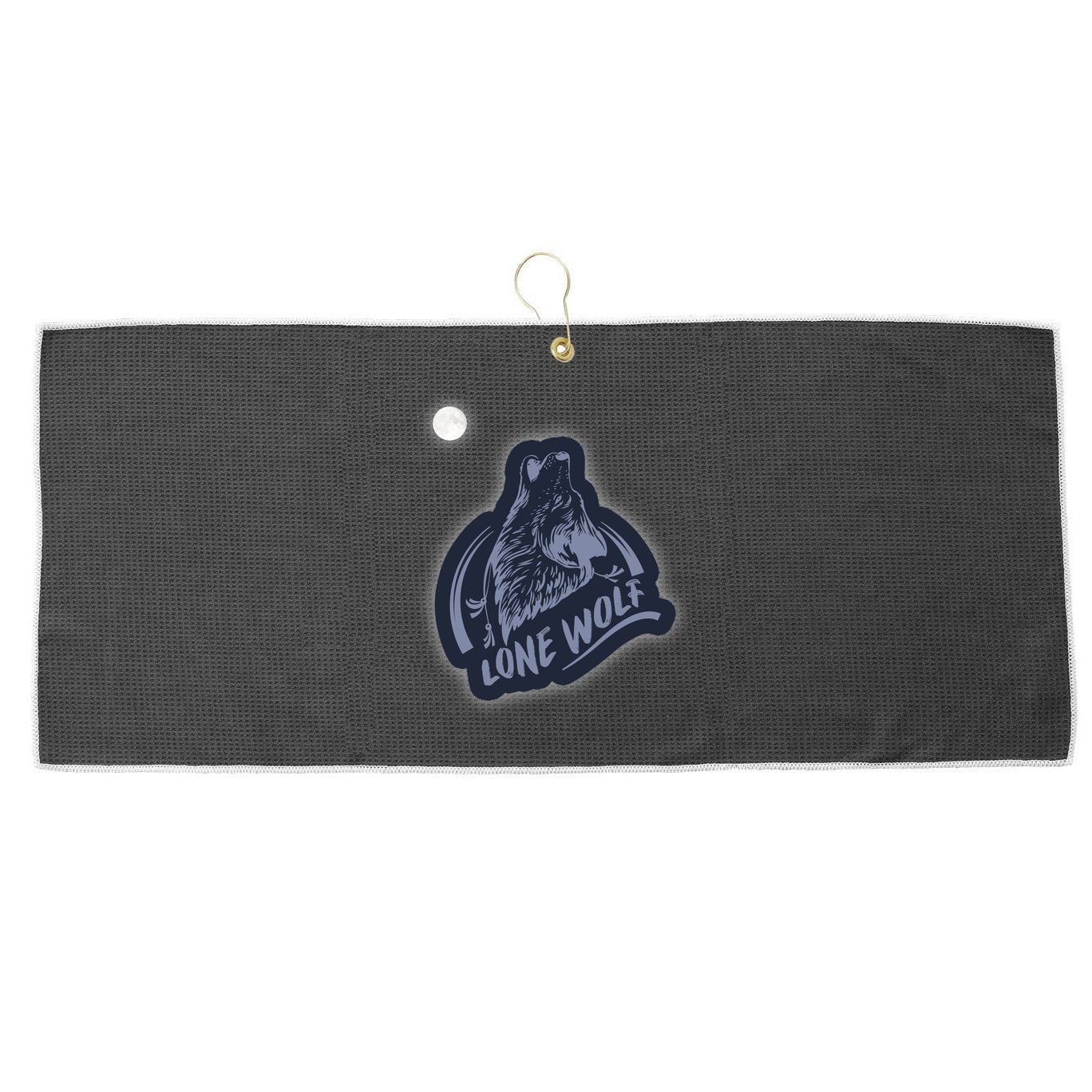 Lone Wolf Large Microfiber Waffle Golf Towel