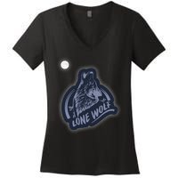 Lone Wolf Women's V-Neck T-Shirt