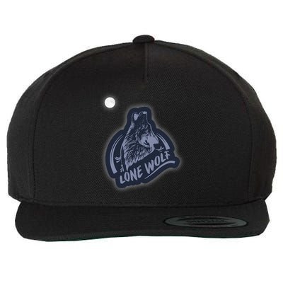 Lone Wolf Wool Snapback Cap