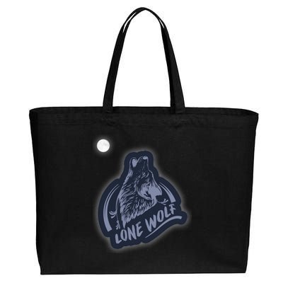 Lone Wolf Cotton Canvas Jumbo Tote