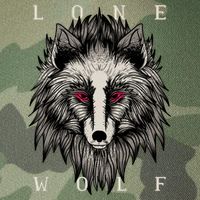 Lone Wolf Red Eyes Legacy Tie Dye Trucker Hat