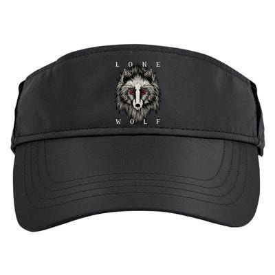 Lone Wolf Red Eyes Adult Drive Performance Visor