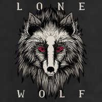 Lone Wolf Red Eyes Adult Drive Performance Visor