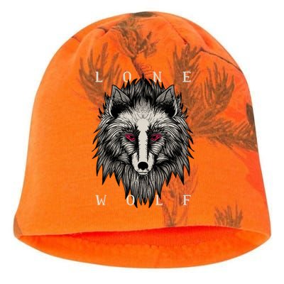 Lone Wolf Red Eyes Kati - Camo Knit Beanie