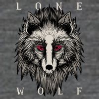 Lone Wolf Red Eyes Long Sleeve Shirt
