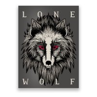 Lone Wolf Red Eyes Poster