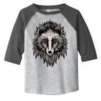 Lone Wolf Red Eyes Toddler Fine Jersey T-Shirt