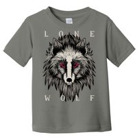 Lone Wolf Red Eyes Toddler T-Shirt