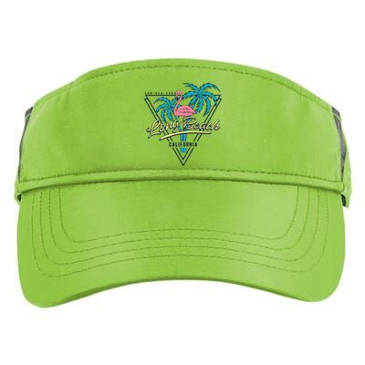 Long Beach California Retro Vibe Adult Drive Performance Visor