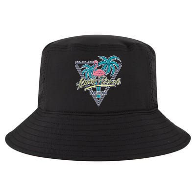 Long Beach California Retro Vibe Cool Comfort Performance Bucket Hat