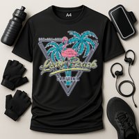 Long Beach California Retro Vibe Performance Shirt