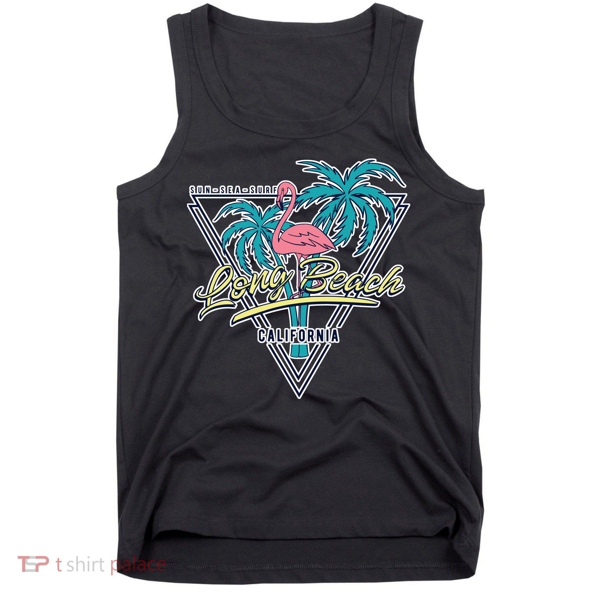 Long Beach California Retro Vibe Tank Top