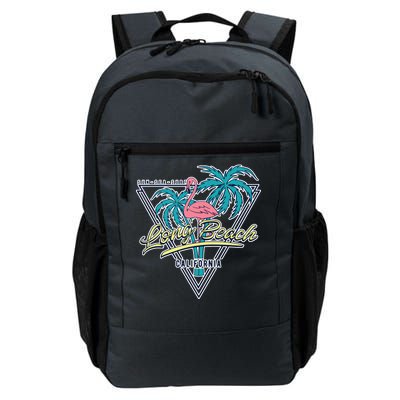 Long Beach California Retro Vibe Daily Commute Backpack