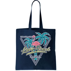 Long Beach California Retro Vibe Tote Bag