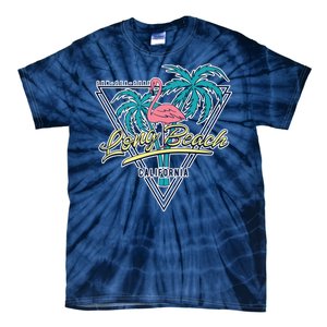 Long Beach California Retro Vibe Tie-Dye T-Shirt