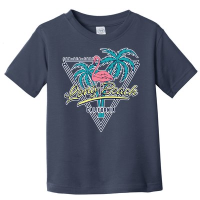 Long Beach California Retro Vibe Toddler T-Shirt