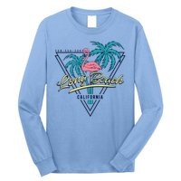 Long Beach California Retro Vibe Long Sleeve Shirt