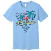 Long Beach California Retro Vibe Premium T-Shirt