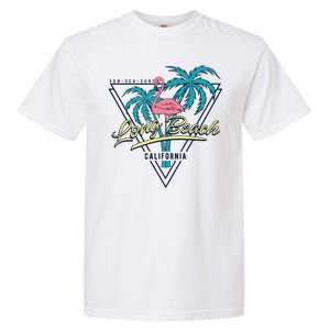 Long Beach California Retro Vibe Garment-Dyed Heavyweight T-Shirt