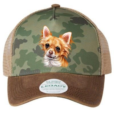 Long Haired Chihuahua Legacy Tie Dye Trucker Hat