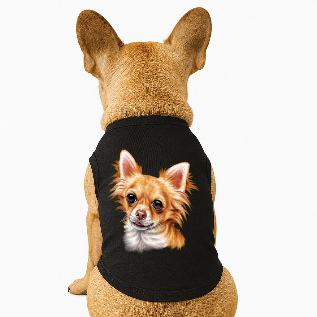Long Haired Chihuahua Doggie Tank