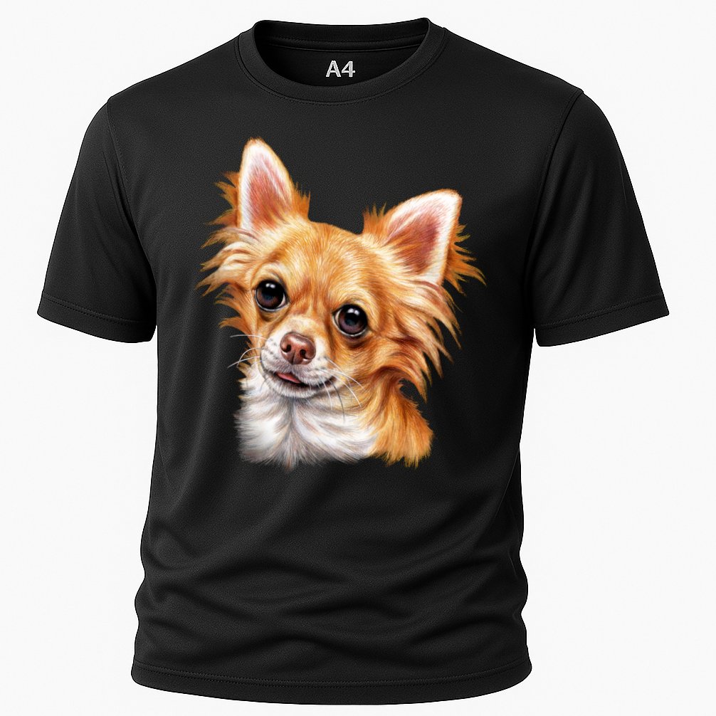 Long Haired Chihuahua Performance Shirt