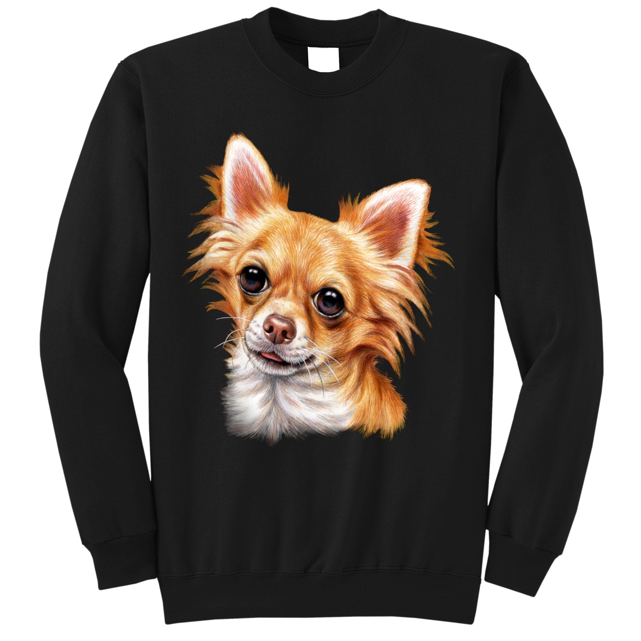 Long Haired Chihuahua Sweatshirt
