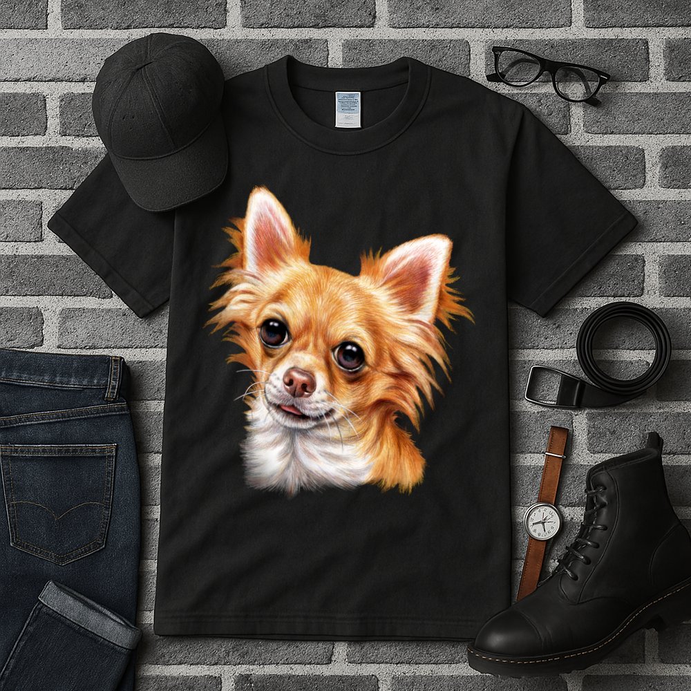 Long Haired Chihuahua Tall T-Shirt